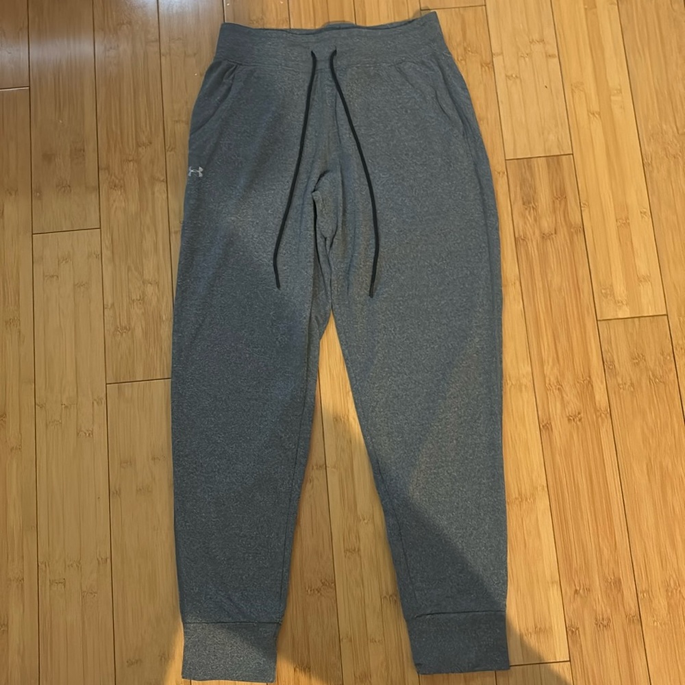 Grey under armor sweatpants